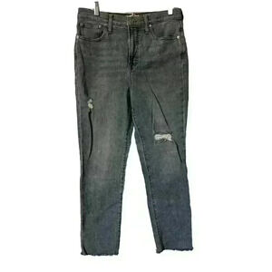Madewell Women's The Perfect Vintage Jean Light Wash Size 29 Frayed Hem